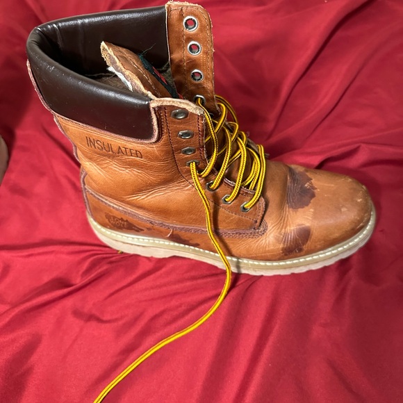Lone Wolf Boots vintage Size 8 Thermolite Leather Work Boots - Picture 9 of 15